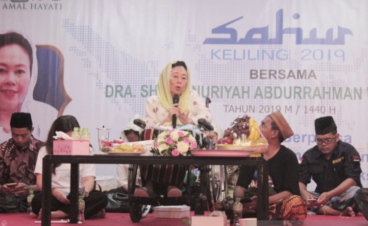 Istri Gus Dur Shinta Nuriyah. (Foto: dok/antara)