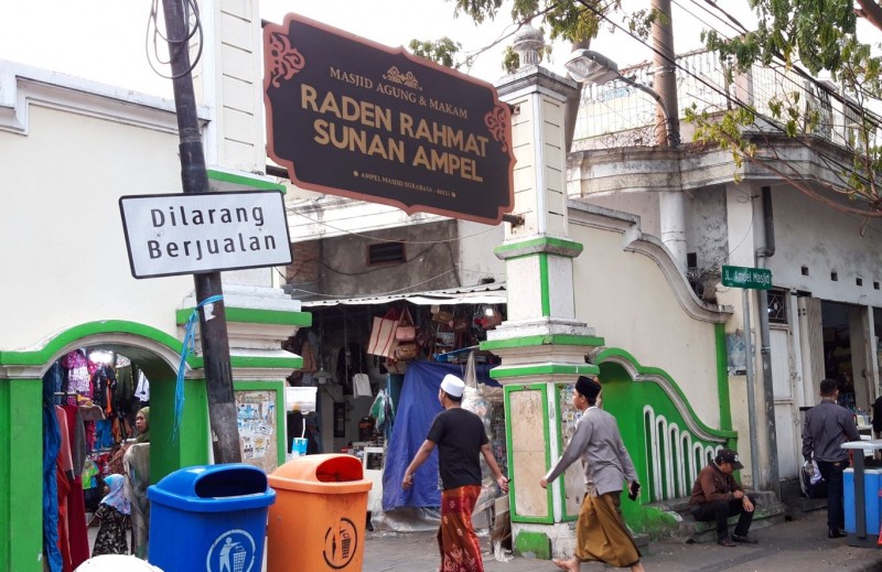 Kawasan religi, Makam Sunan Ampel, Surabaya, (Foto: Haris/ngopibareng.id)