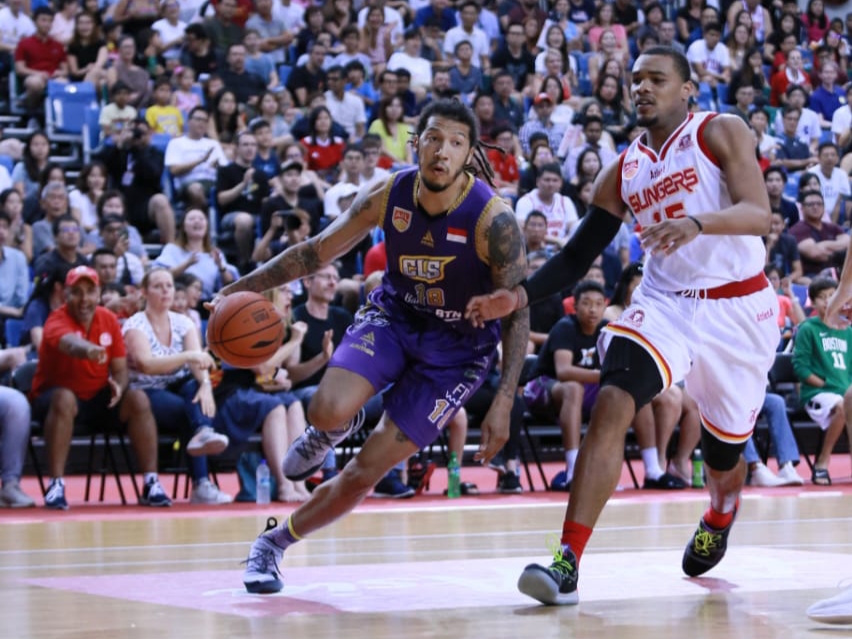 CLs Knights vs Singapore Slinger. (Foto: Istimewa)