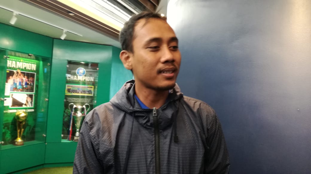 Perwakilan Persela fans, Tajudin Ramzi. (Foto: Haris/ngopibareng.id)