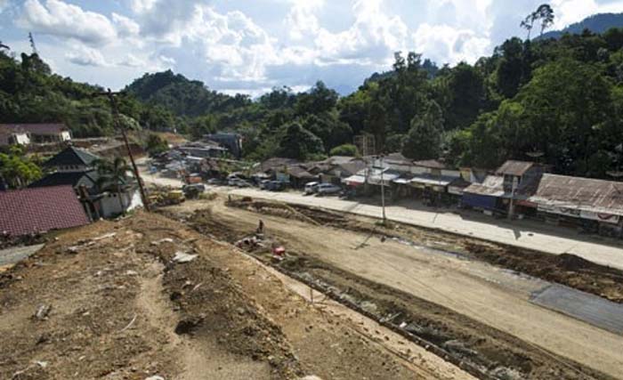 Pembangunan infrastruktur di Provinsi NTT. (Foto:Dok.Antara)