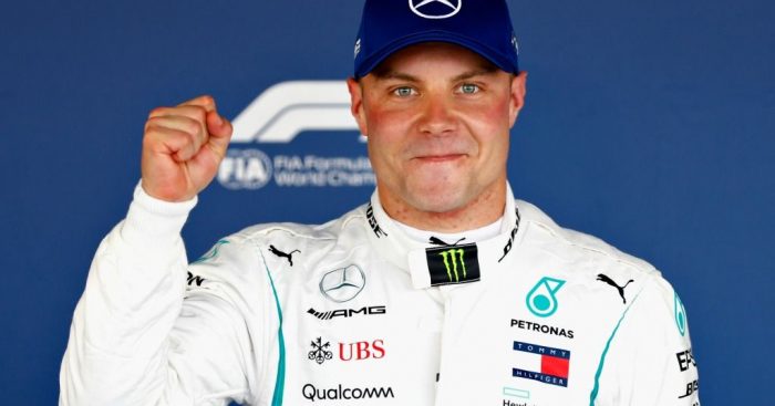 Pembalap Mercedes AMG Petronas, Valtteri Bottas.