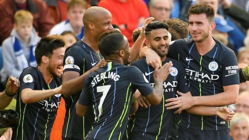 Manchester City menjadi juara Premier League usai menang 4-1 atas Brighton & Hove Albion pada pekan terakhir di The American Express Stadium, Minggu (12/5/2019) malam WIB. (Foto: Premier League)