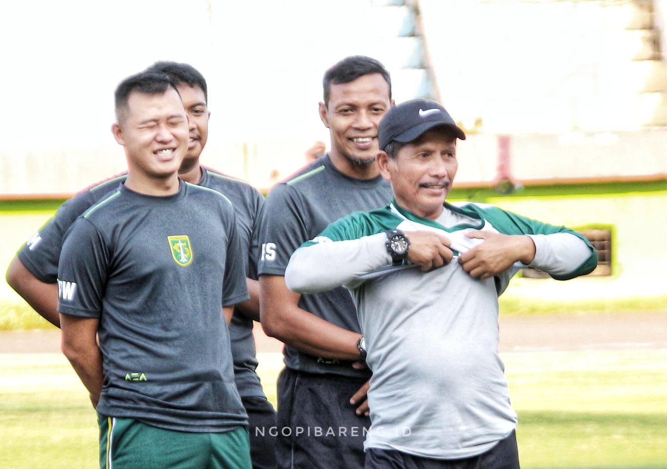 Pelatih Persebaya, Djajang Nurdjaman. (foto: Haris/ngopibareng.id)