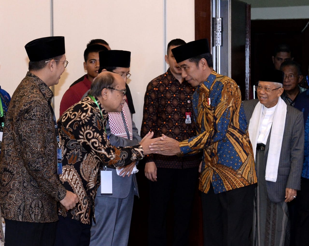 Presiden Joko Widodo pada peluncuran masterplan ekonomi syariah. ( foto: Biro Pers Setpres)