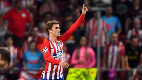 Antoine Griezmann saat memperkuat Atletico di UCL 2918/2019. (Foto: Twitter@AtleticoMadrid)