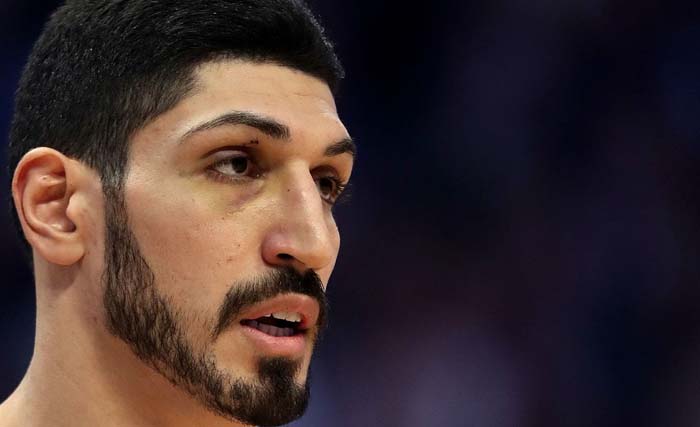 Enes Kanter, pemain Portland Trail Blazers asal Turki yang ditutud pro oposisi. (Foto:NBA)