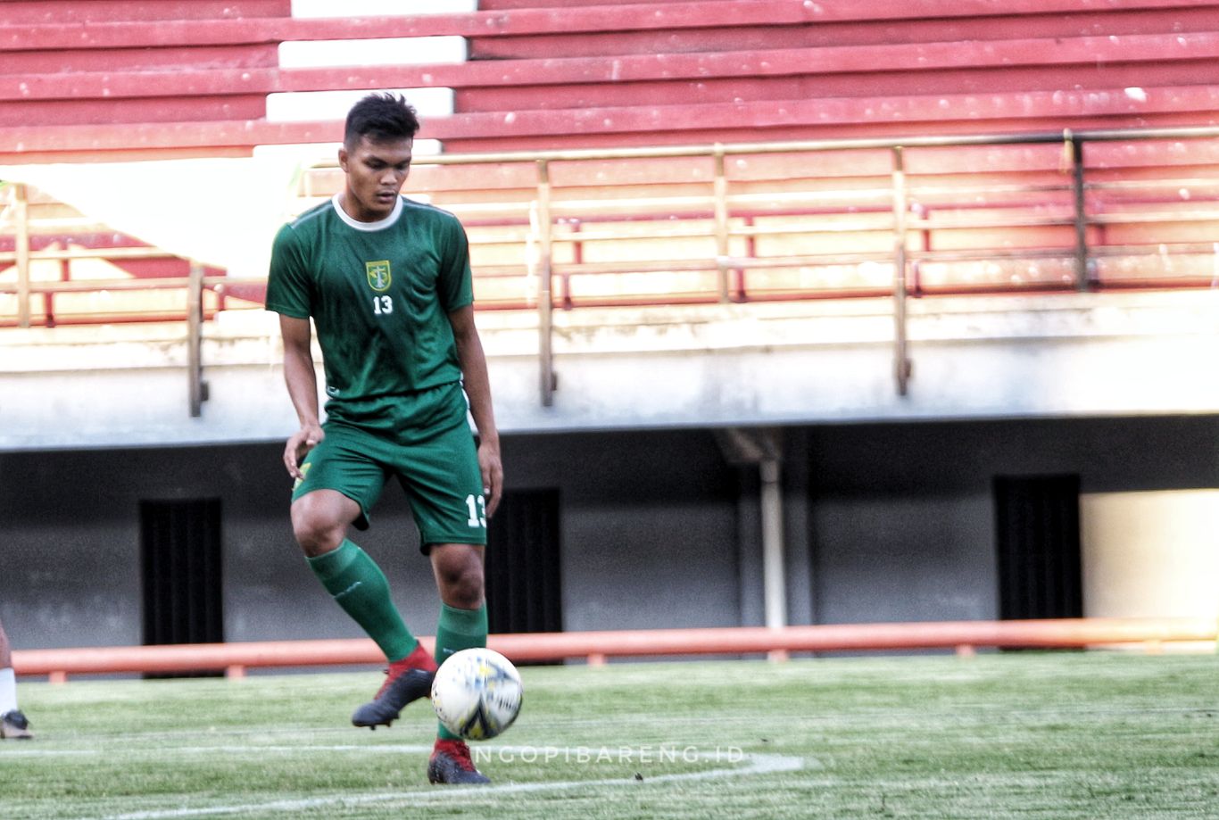 Pemain Persebaya, Rahmat Irianto. (Foto: Haris/ngopibareng.id)