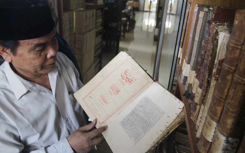 Perpustakaan A Wahid Hasyim Pondok Pesantren Tebuireng jadi rujukan para mahasiswa dan dosen dari berbagai kampus