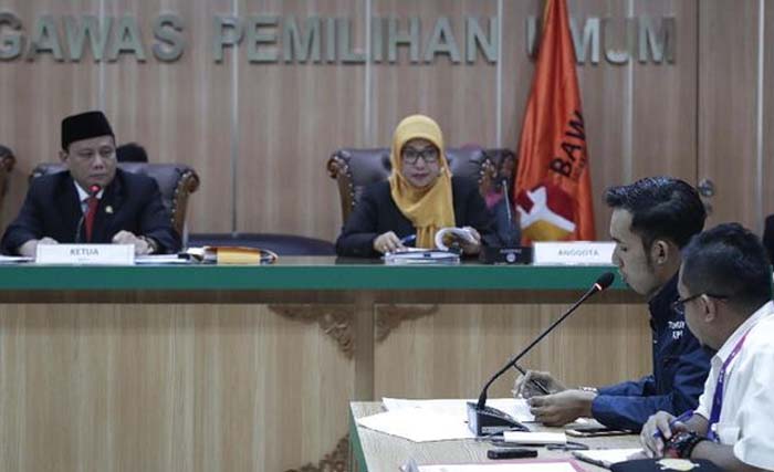 Sidang Bawaslu yang berlangsung hari ini Kamis 16 Mei di kantor Bawaslu RI Bawaslu RI, Jl MH Thamrin, Jakarta Pusat. (Foto:Cnn)