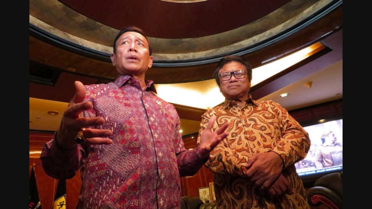 Wiranto dan Oesman Sapta Odang. (Foto: dok/antara)