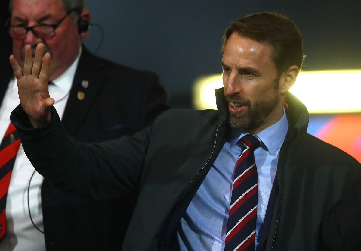 Pelatih timnas Inggris Gareth Southgate. (Foto: Twitter/@England)   