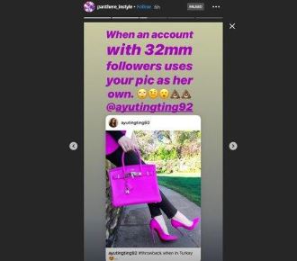 Dalam tulisannya selebgram itu, tampak heran Ayu Ting Ting yang memiliki 32 juta followers mengakui foto miliknya.