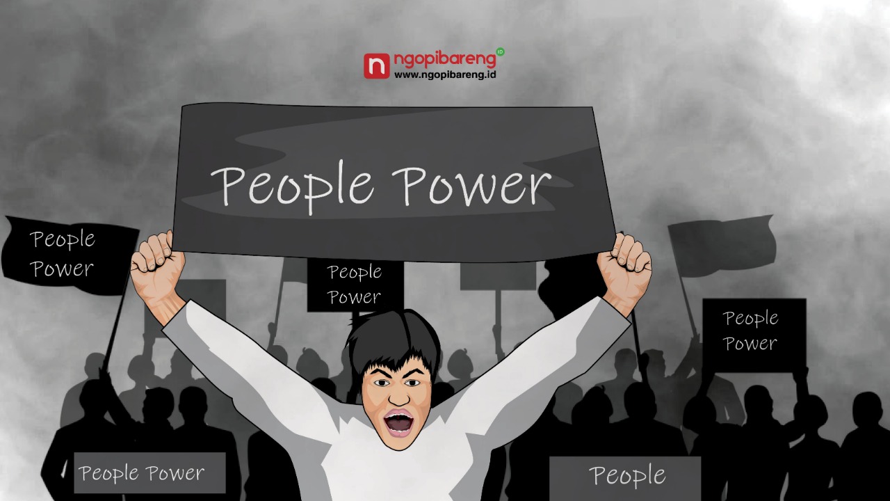 Ilustrasi. Akhir-akhir ini kosa kata people power banyak terdengar