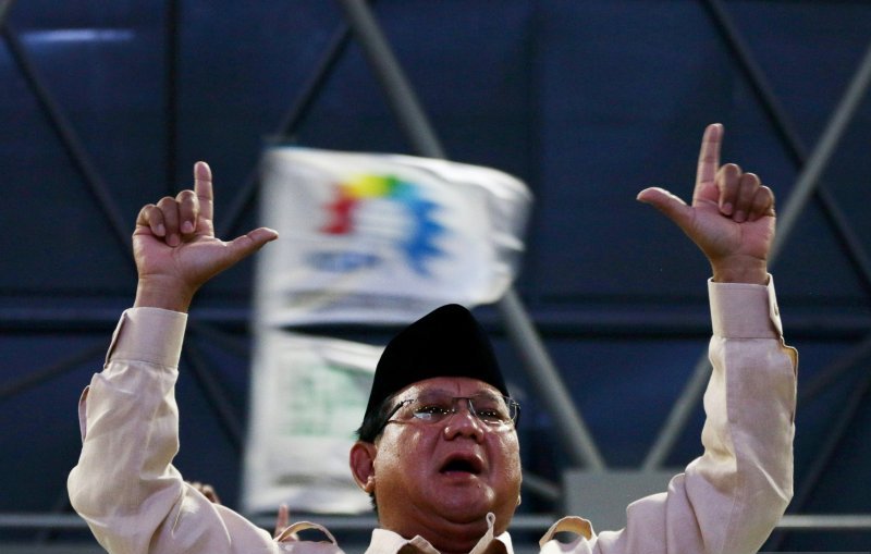 Dokumentasi calon presiden nomor urut 02, Prabowo Subianto. (Foto: Antara/Rivan Lingga)