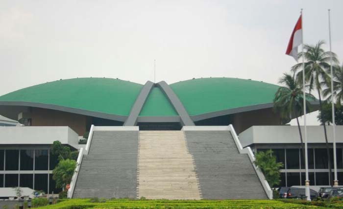 Gedung DPR-RI/MPR-RI di Senayan, Jakarta. (Foto:Dok.Antara)