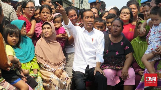 Presiden Joko Widodo. (Foto: CNN Indonesia/Feri Agus Setyawan)