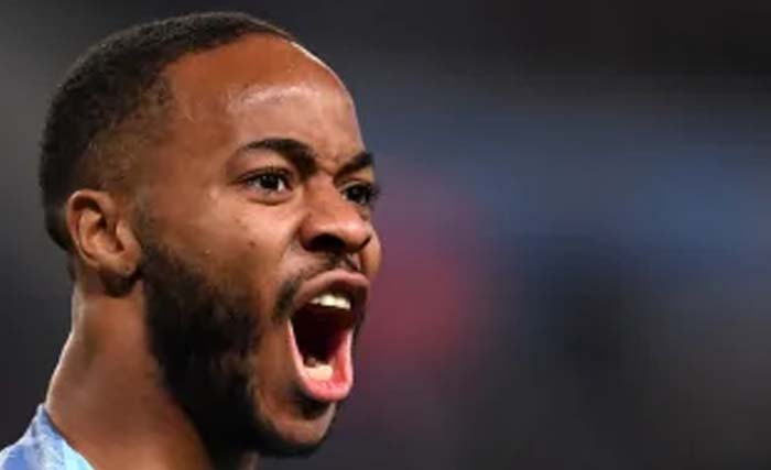 Striker Manchester City Raheem Sterling. (Foto:Reuters)