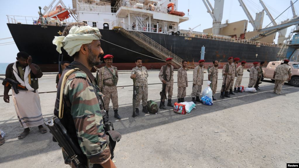 Pasukan Houthi telah menarik pasukan militer mereka dari pelabuhan penting Hodeida, Yaman 11 Mei 2019. (Foto: reuters)