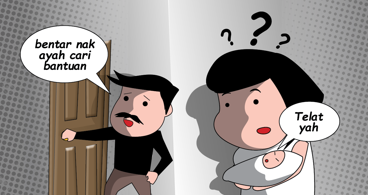 (Ilustrasi: vidhi/ngopibareng.id) bayi dilahirkan sendiri tanpa pertolongan.