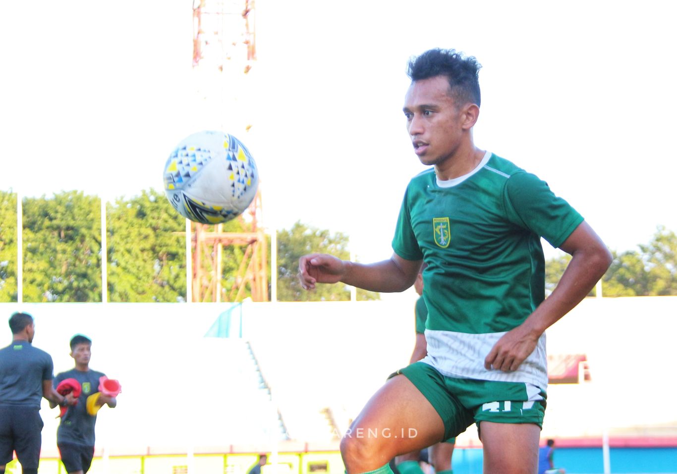 Winger Persebaya, Irfan Jaya. (foto: Haris/ngopibareng.id)