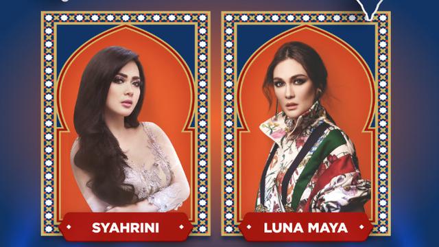 Syahrini dan Luna Maya. (Foto: shopee.co.id)