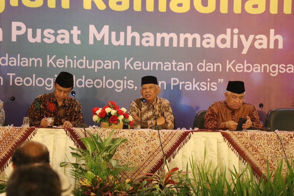 Azyumardi, dalam Pengajian Ramadhan Pimpinan Pusat Muhammadiyah pada Sabtu, di Universitas Muhammadiyah Yogyakarta (UMY). (Foto: md for ngopibareng.id)