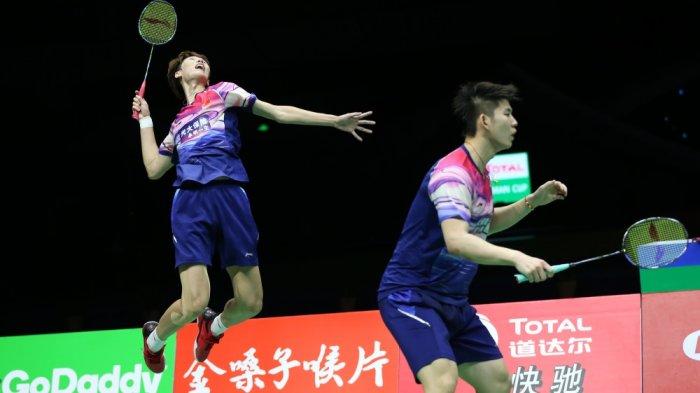 Ganda Putra China Li Junhui/Liu Yuchen saat bertanding di Piala Sudirman 2019. (Foto: BWF)