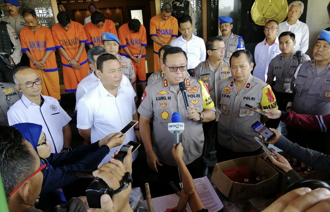 Kapolda Jatim saat di temui di Mapolda Jatim, Senin, 27 Mei 2019. (Foto: Farid/ngopibareng.id)