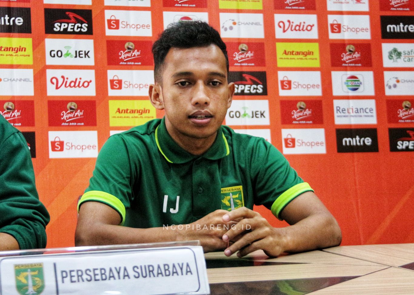 Winger Persebaya, Irfan Jaya. (foto: Haris/ngopibareng.id)