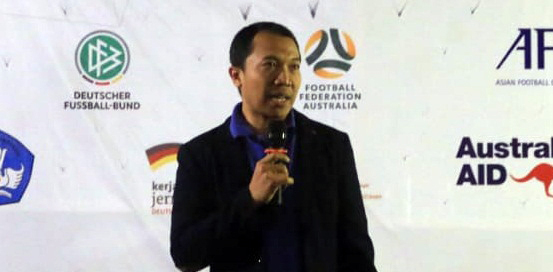 Sekretaris Asprov PSSI Jatim, Amir Burhanuddin. (Foto: Ngopibareng.id)