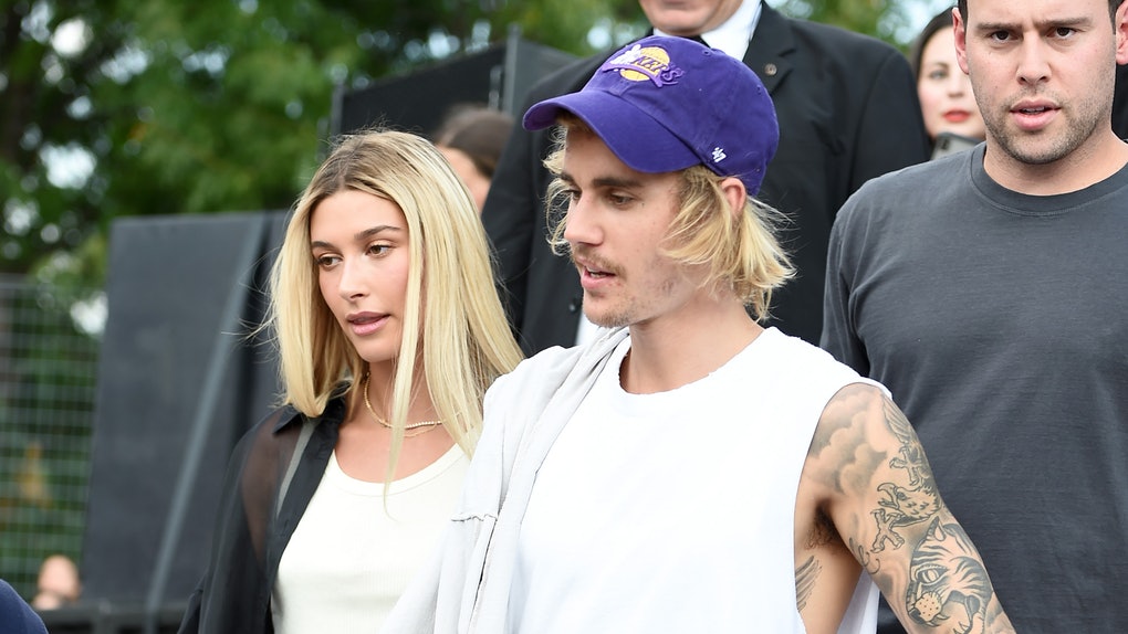 Justin Bieber bersama sang istri, Hailey Baldwin. Kekayaan Justin Bieber kini menyentuh angka Rp 3,7 triliun