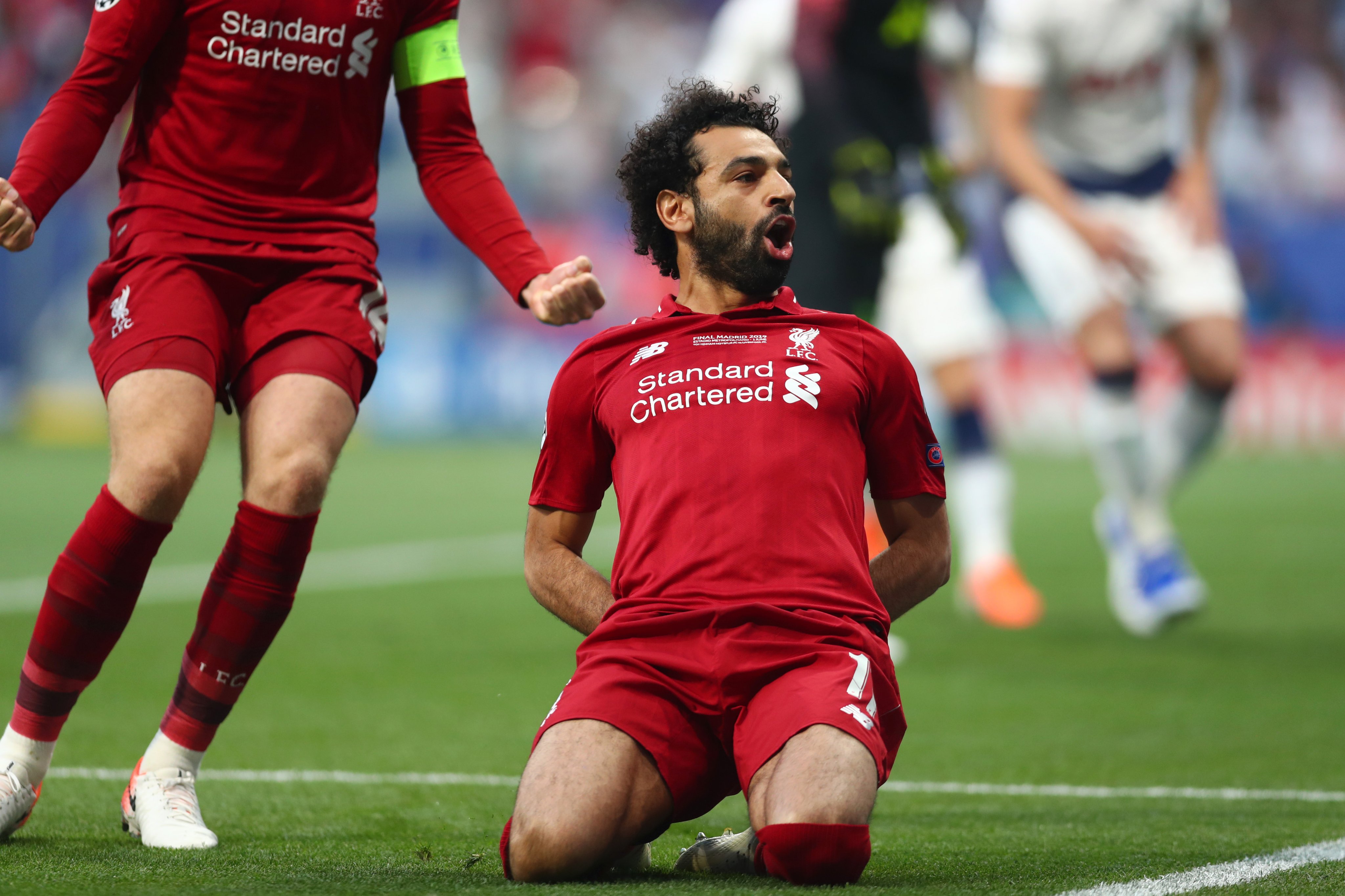 Mo Salah jadi incaran Real Madrid di musim panas nanti. (Foto: Twitter/@LFC)