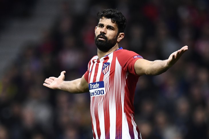 Striker Atletico Madrid, Diego Costa.