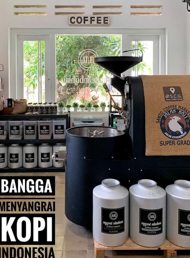 Coffee Roastery Nggone Mbahmu, Klaten. (Foto:dok Nggone Mbahmu/Istimewa