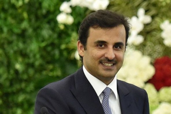 Emir Qatar (Foto: Antara/Puspa Perwitasari)