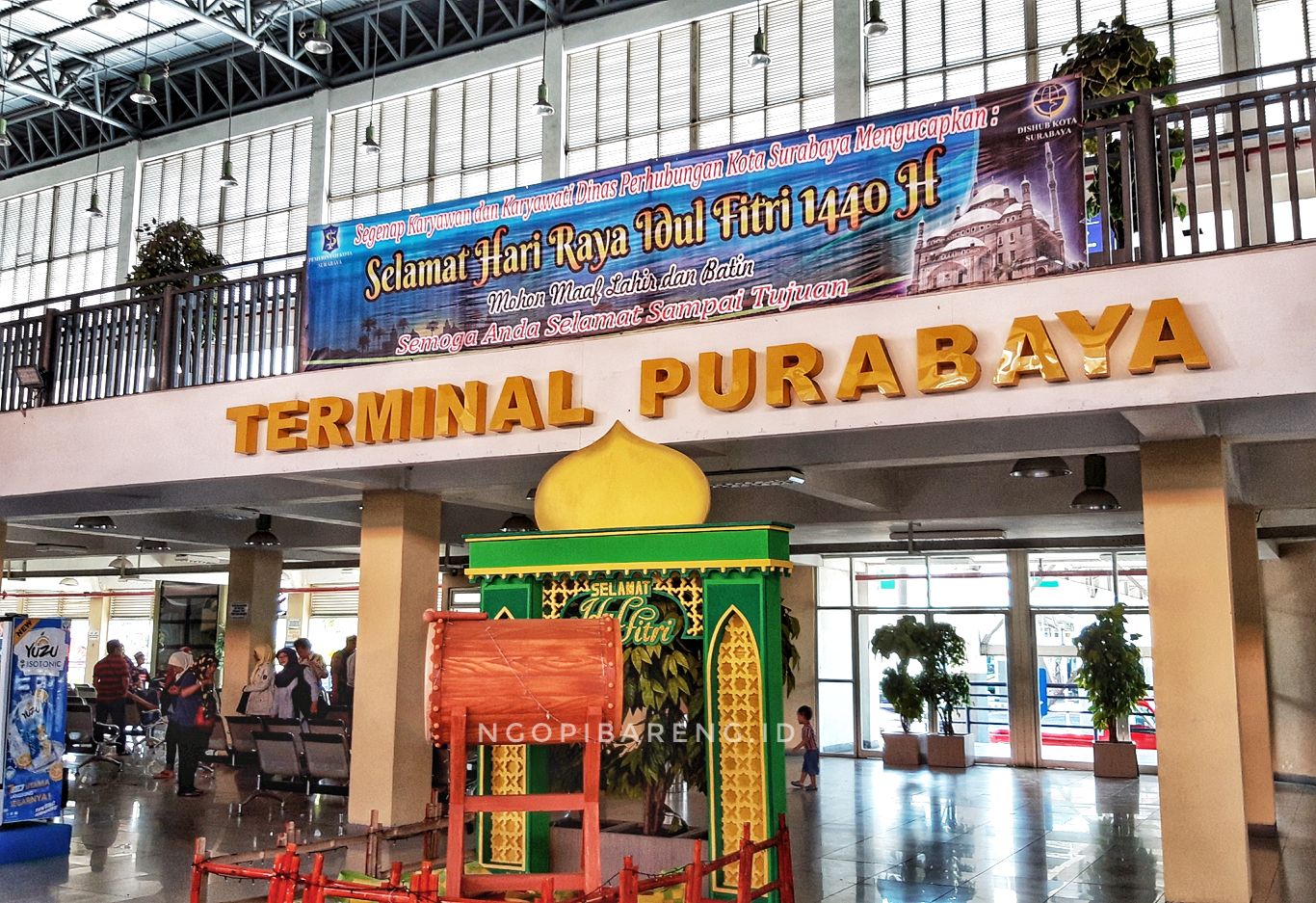 Terminal Purabaya, Surabaya. (foto: Haris/ngopibareng.id)