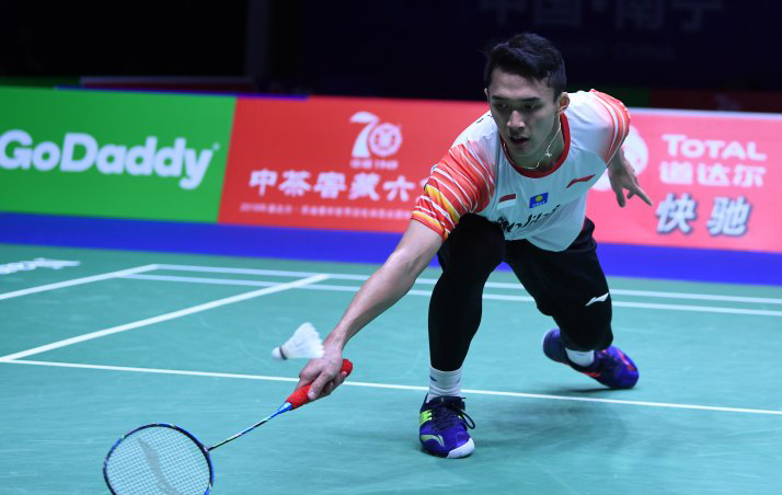 Jonatan Christie pastikan all Indonesian final. (Foto: Antara) 