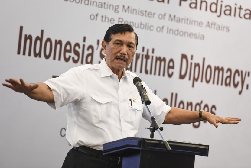 Menteri Koordinator Bidang Kemaritiman Luhut Binsar Pandjaitan (Foto: Antara/Hafidz Mubarak A)