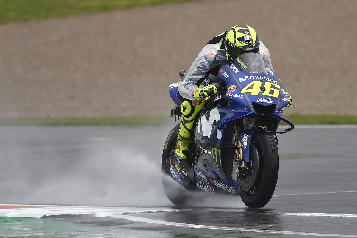 Rider Yamaha, Valentino Rossi. (Foto: Twitter/ValeYellow46)