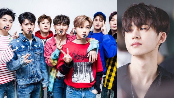 Kim Han Bin atau B.I bersama mantan rekannya di iKON.