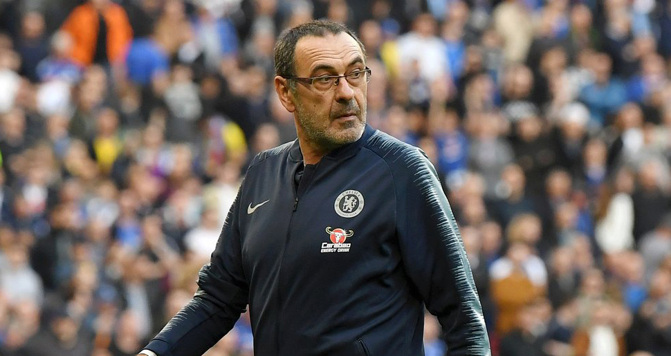 Maurizio Sarri resmi meninggalan Chelsea. (Foto: Twitter/@ChelseaFC)