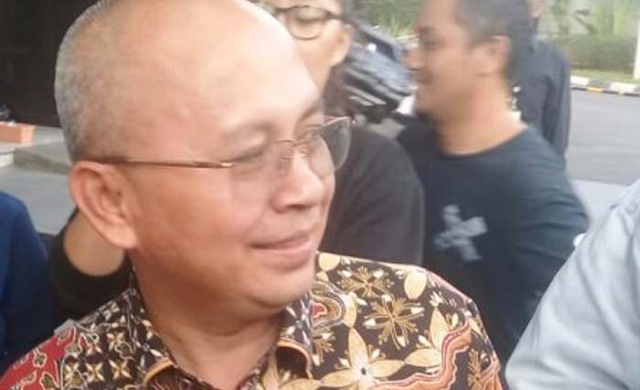 Rektor Institut Agama Islam Negeri (IAIN) Pontianak, Syarif usai dimintai keterangan KPK, Senin. (Foto:Antara)