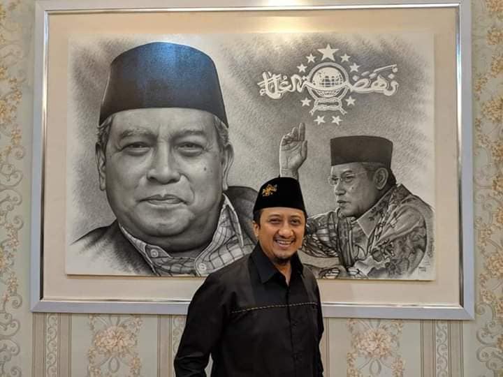 Ustad Yusuf Mansur saat di PBNU, Jakarta. (Foto: nu for ngopibareng.id)
