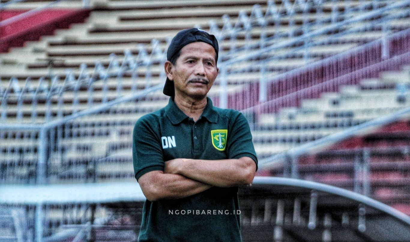 Pelatih Persebaya, Djajang Nurdjaman. (Foto: Haris/ngopibareng.id)