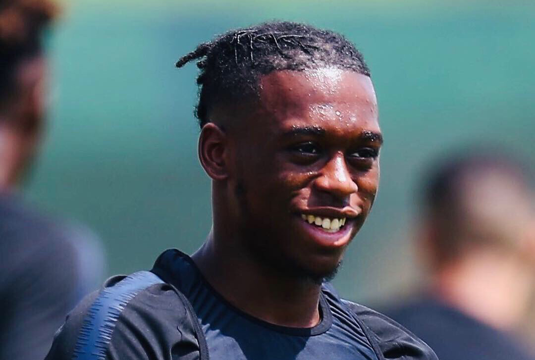 Aaron Wan Bissaka. (Foto: Twitter/@awbissaka) 