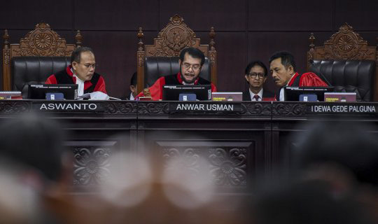 Sidang sengketa Pilpres 2019 telah usai. Kini tinggal menunggu putusan MK. (Foto: Antara)