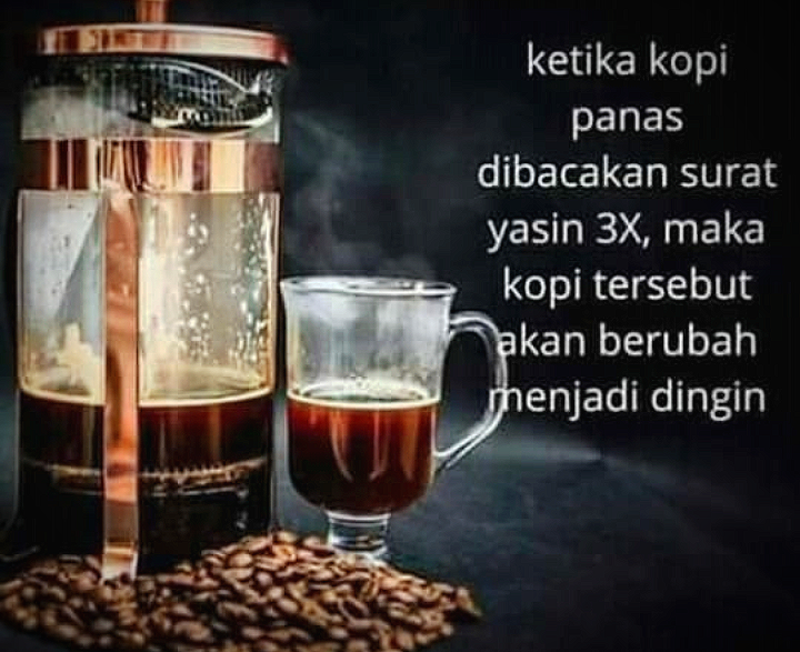 Kopi tanpa ampas, dengan metode french press. Karakter kopinya tebal, bisa juga disajikan dingin. (Foto: dok WAG Komunitas) 