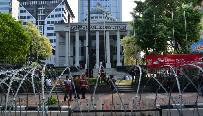 Gedung Mahkamah Konstitusi (MK) Jalan Medan Merdeka Barat.