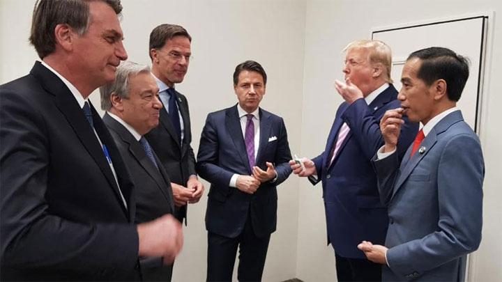 Presiden Jokowi bersama pemimpin negara di KTT G20 Osaka, Jepang. (Foto: Biro Pers Kepresidenan)